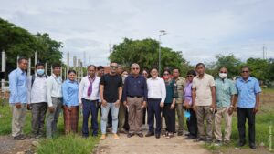 Good Neighbors Cambodia– MVL held an Inception Ceremony for ‘1st MVL School’ in Battambang 1 Site Visiting 300x169 1