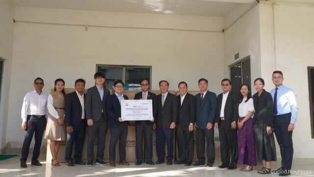 Good Neighbors Cambodia – GIK Handover Ceremony, Good Neighbors Cambodia Distributed Personal Protective Equipment (PPE) to the Ministry of Health 6 GIK Selected 1 02 640x360 1