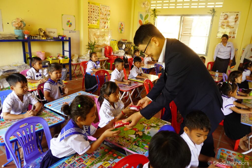 Good Neighbors Cambodia - School and WASH Equipment Handing Over Ceremony to Bun Rany Hun Sen Koh Thmei Primary School 12 02 scaled 1