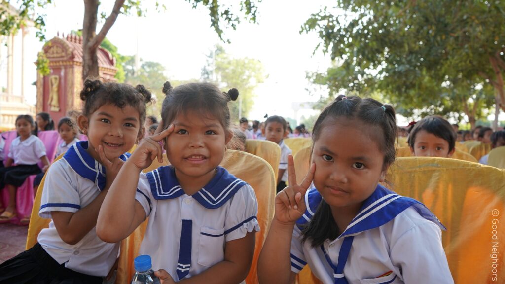 Good Neighbors Cambodia - School and WASH Equipment Handing Over Ceremony to Bun Rany Hun Sen Koh Thmei Primary School 11 08 scaled 3