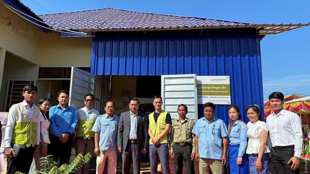 Good Neighbors Cambodia – FILA Group Handed Over Water System to Srae Angkrorng Health Center and Serng Health Center 4 02 02 1 scaled 1