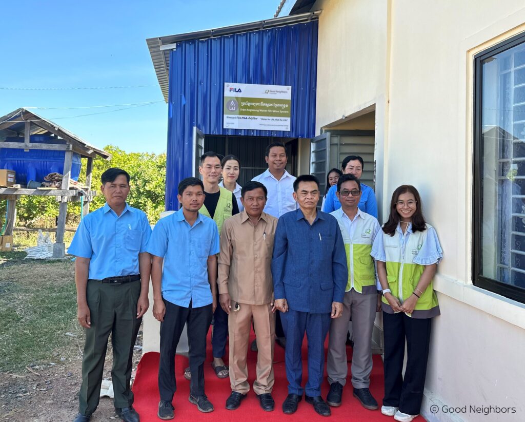 Good Neighbors Cambodia – FILA Group Handed Over Water System to Srae Angkrorng Health Center and Serng Health Center 10 03 03 1 scaled 1
