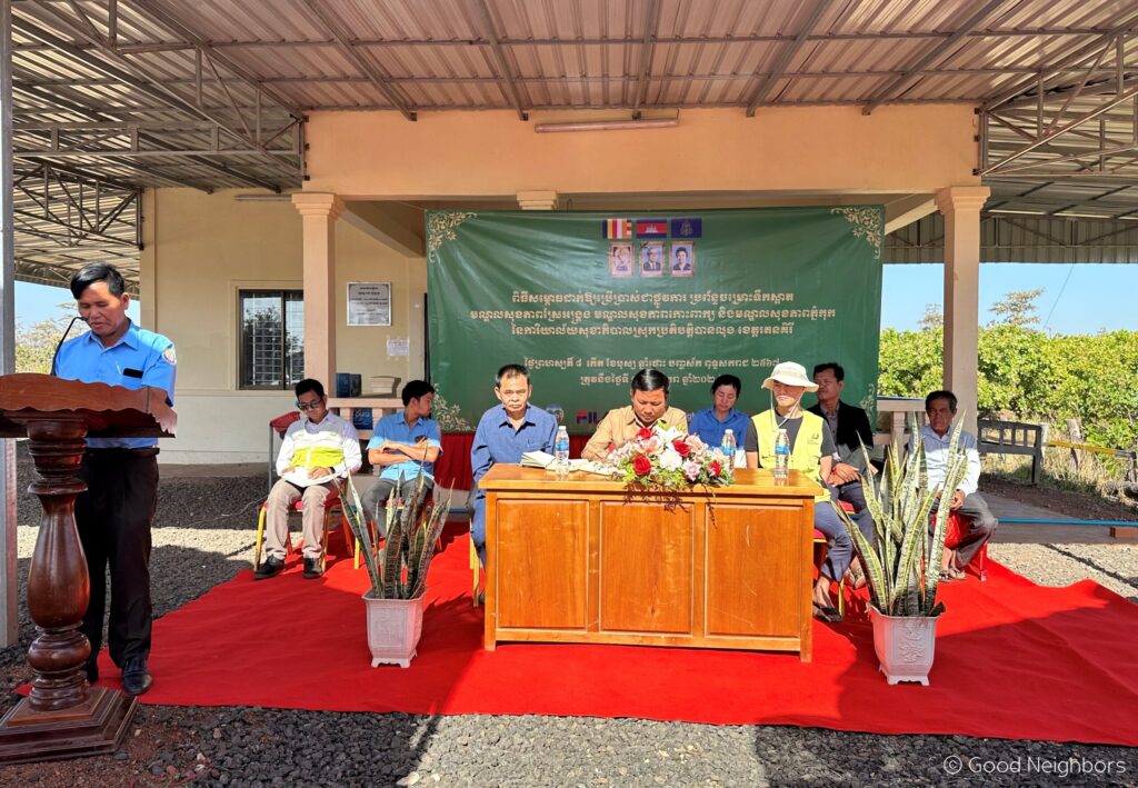 Good Neighbors Cambodia – FILA Group Handed Over Water System to Srae Angkrorng Health Center and Serng Health Center 6 09 09 1 scaled 1
