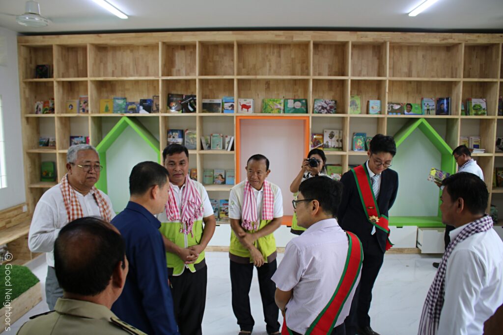 Good Neighbors Cambodia, MVL Handover Good Learning Center of “MVL School Project #1” to Ou Taki Secondary School in Battambang Province 6 12 01 scaled 2
