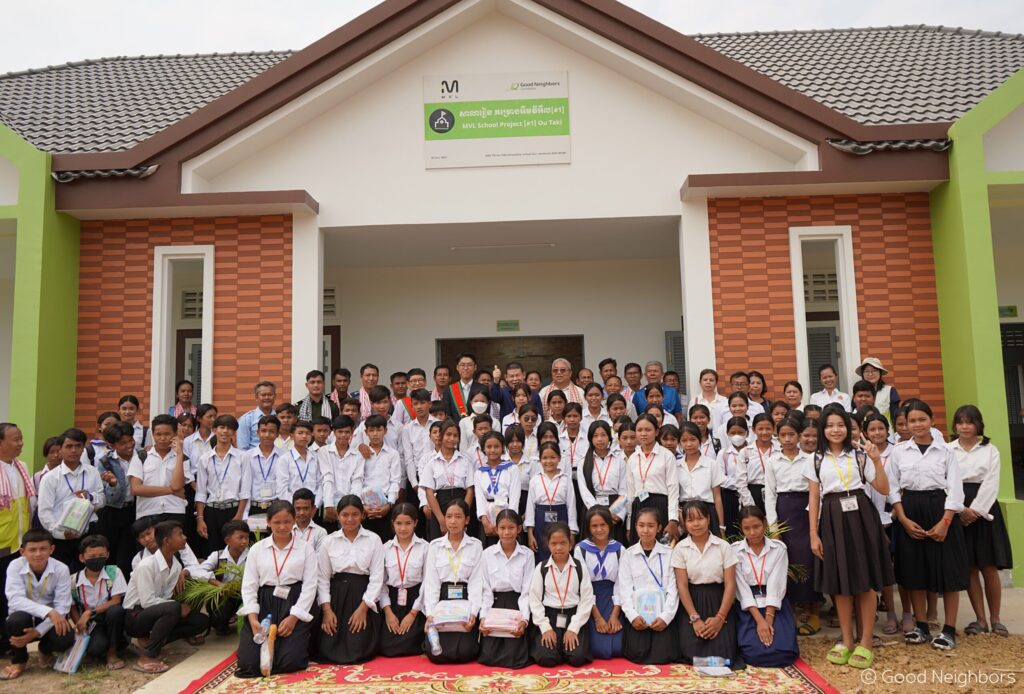 Good Neighbors Cambodia, MVL Handover Good Learning Center of “MVL School Project #1” to Ou Taki Secondary School in Battambang Province 8 2 01 scaled 2
