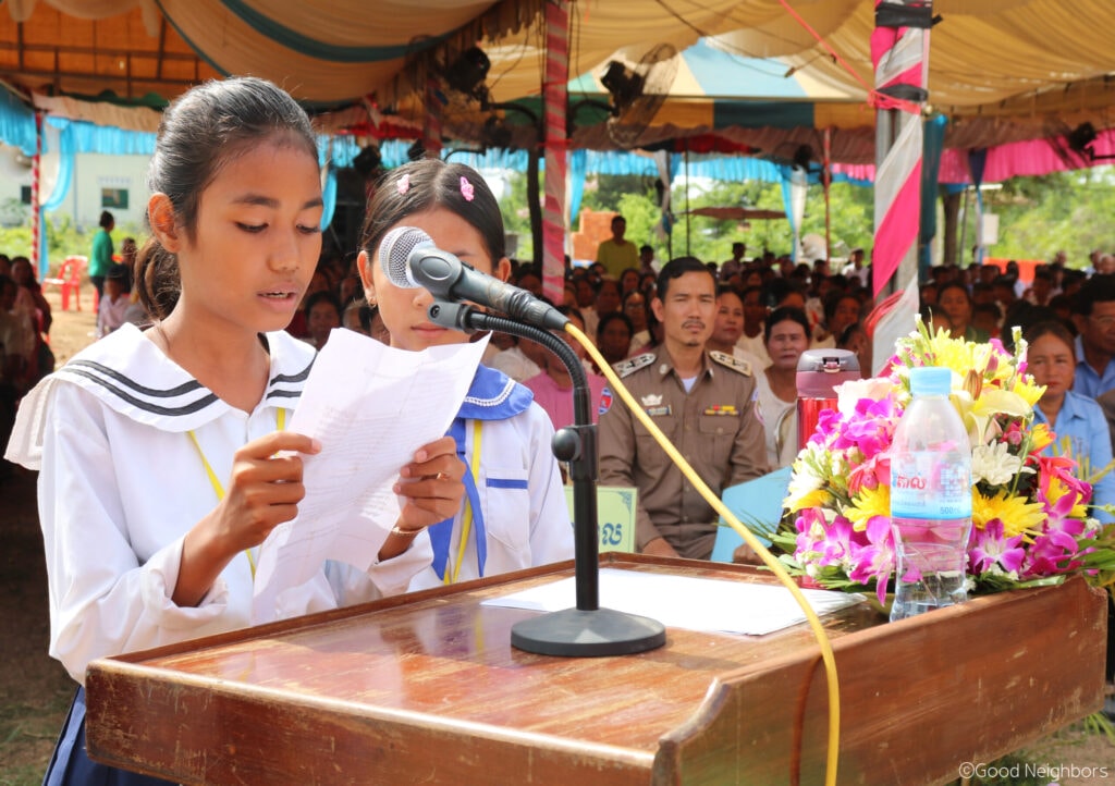 Good Neighbors Cambodia – Mirae School Building Inauguration and Handover Ceremony to Pongro Primary School 8 0623 1 scaled 1