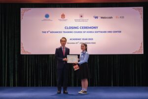 KB Prasac Bank – Good Neighbors Cambodia – HRD Center: IT Academy Support Project for Human Resources Development in Cambodia: Advanced Course Graduation Ceremony 3 4