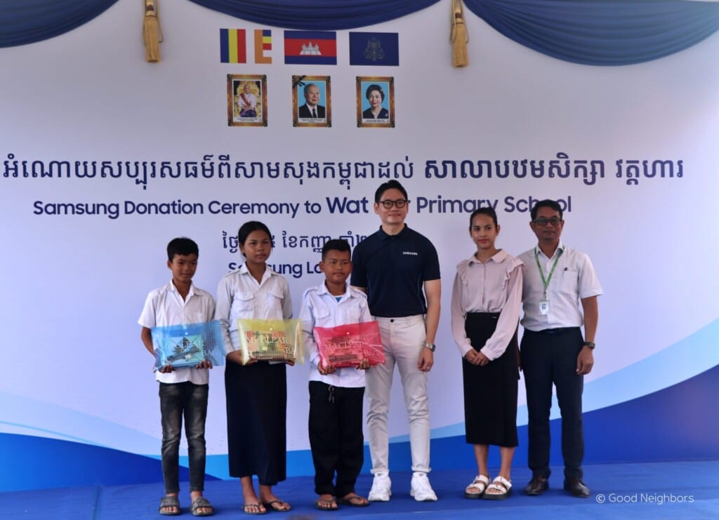 អង្គការហ្គូដណេប៊ឺសកម្ពុជា – ក្រុមហ៊ុនសាមសុង ឧបត្ថម្ភទូរទស្សន៍ដើម្បីបង្កើន និងរួមបញ្ចូលការអប់រំឌីជីថលនៅក្នុងសាលារៀននៅកម្ពុជា 6 IMG 2553 scaled 1