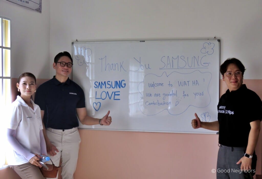 អង្គការហ្គូដណេប៊ឺសកម្ពុជា – ក្រុមហ៊ុនសាមសុង ឧបត្ថម្ភទូរទស្សន៍ដើម្បីបង្កើន និងរួមបញ្ចូលការអប់រំឌីជីថលនៅក្នុងសាលារៀននៅកម្ពុជា 7 IMG 4804 scaled 1